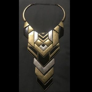 Art Deco style statement necklace